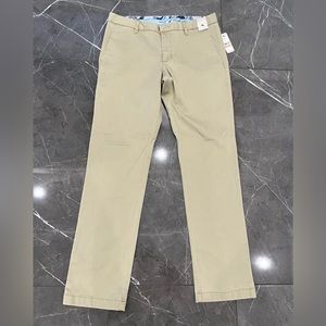NWT Tommy Bahama Baracay Flat Front Stretch Khaki Pants 33 x 32